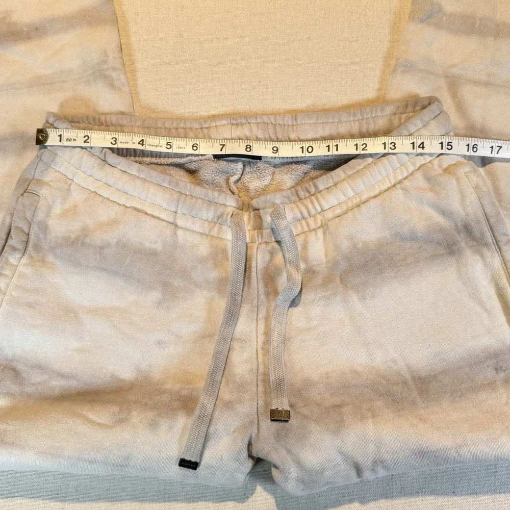 Talentless Men/Womens Heavyweight Sweatpants White Gray  Striped Size Medium